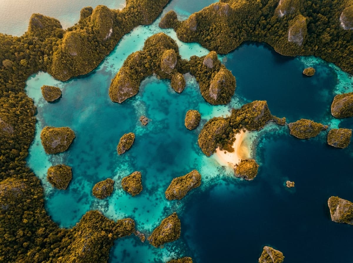 جزر راجا أمبات الساحرة