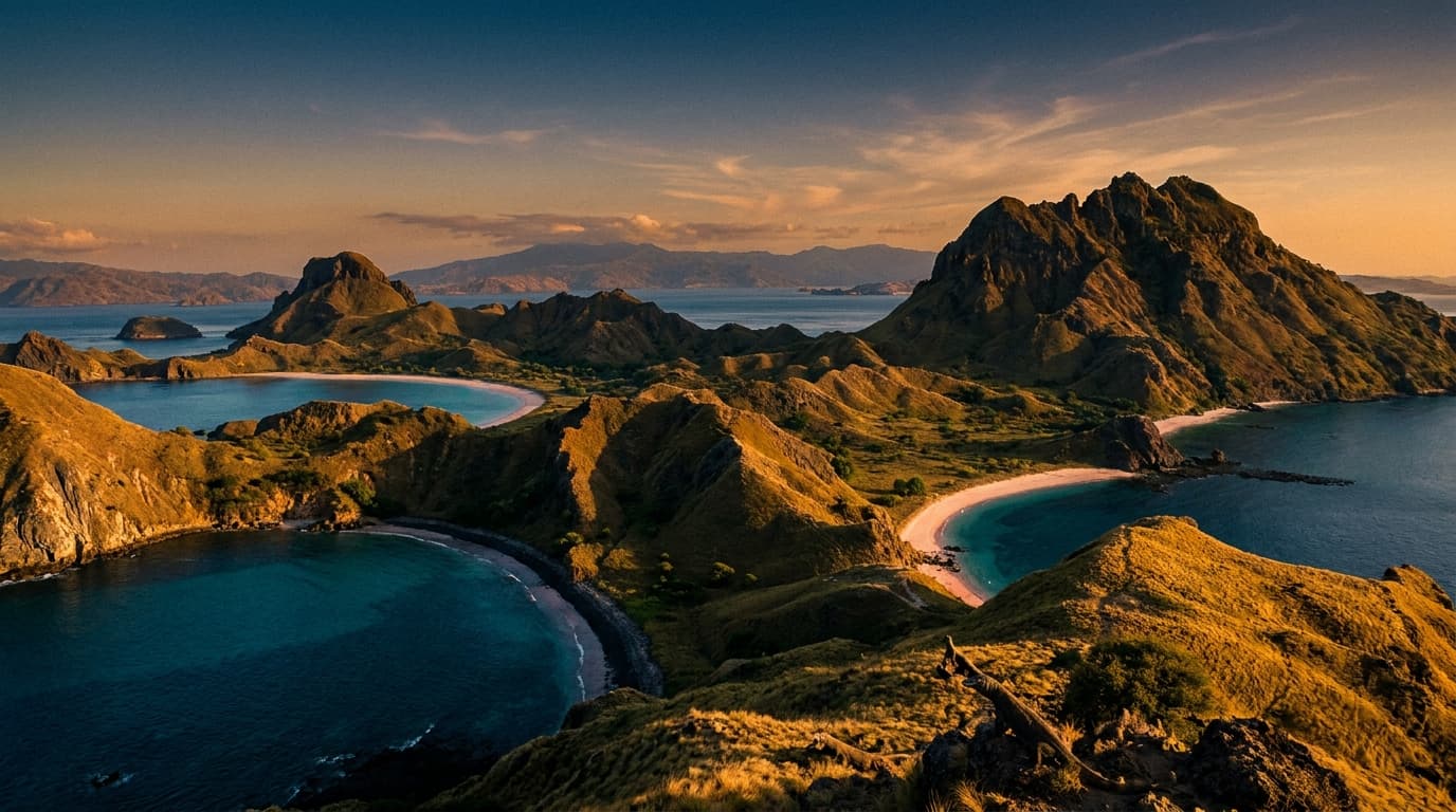 تنانين كومودو والتنقل بين الجزر